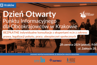 Dzień Otwarty Punktu Informacyjnego dla Obcokrajowców w Krakowie