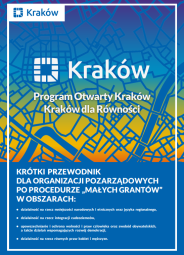 Krótki przewodnik dla NGOs po procedurze małych grantów