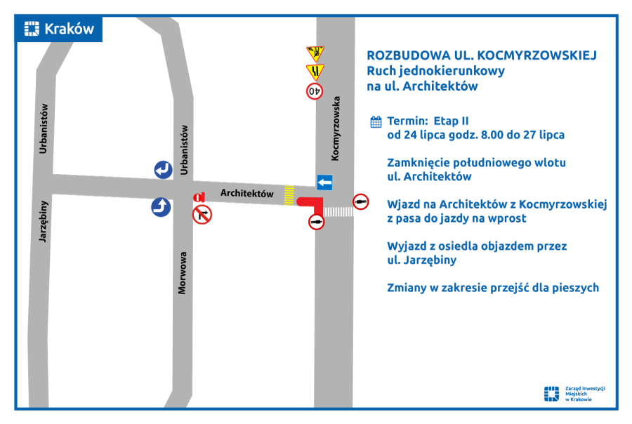 ul. architektów, 24 lipca
