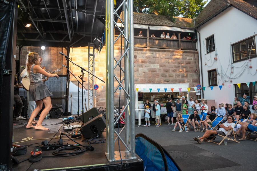 Festyn krakowski w Norymberdze. Koncert zespołu.