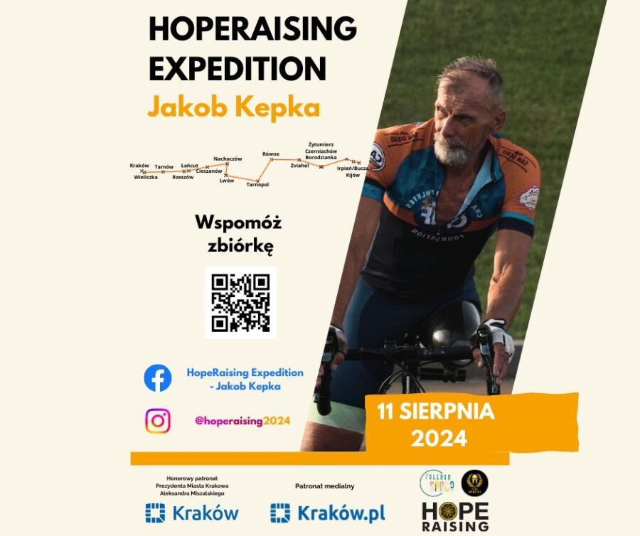 Serdecznie zapraszamy na oficjalny start ekspedycji w ramach projektu HopeRaising Expedition już w najbliższą niedzielę, 11 sierpnia!