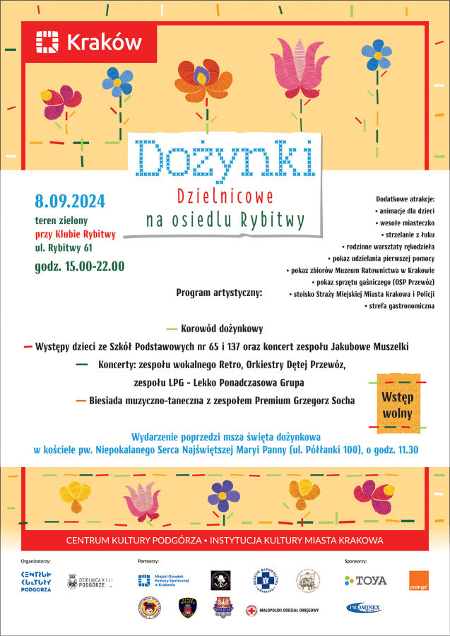 dożynki na Rybitwach plakat