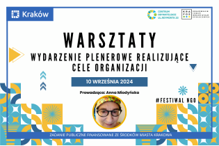 Festiwal NGO CMS Wydarzenie plenerowe (630 x 420 px).png. Fot. Centrum Obywatelskie – ul. Reymonta 20