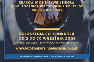 Konkurs fotograficzny_IV 2024. Fot. Kraków Dla Seniora