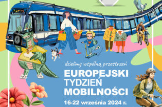 Europejski Tydzień Mobilności baner . Fot. Gospodarka Komunalna