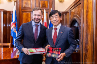 Wizyta Ambasadora Japonii. Fot. Piotr Wojnarowski - Kancelaria Prezydenta Miasta Krakowa