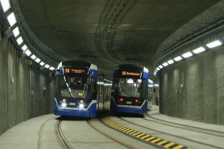 Tunel tramwajowy. Fot. Zarząd Dróg Miasta Krakowa