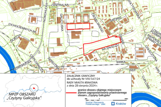 plan „Czyżyny-Galicyjska”. Fot. BIP