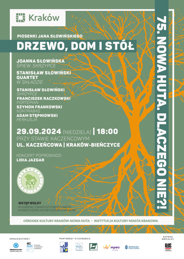 Koncert nad stawem w Bieńczycach