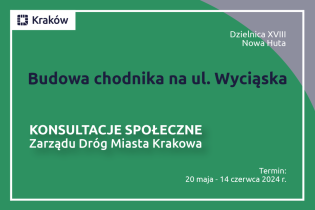 Budowa brakującego chodnika przy ul. Wyciąskiej - raport z konsultacji. Fot. Obywatelski Kraków