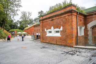 Fort Borek - zwiedzanie. Fot. Bogusław Świerzowski