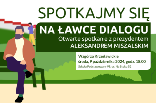 ławka dialogu Wzgórza Krzesławickie. Fot. materiały prasowe