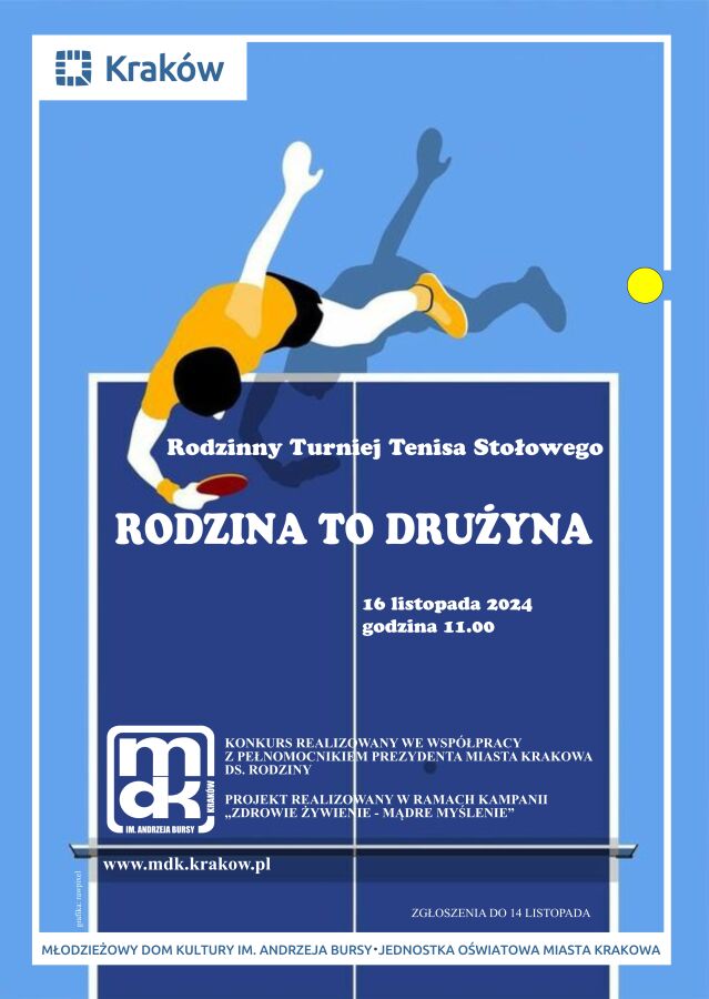 Rodzina to drużyna -plakat