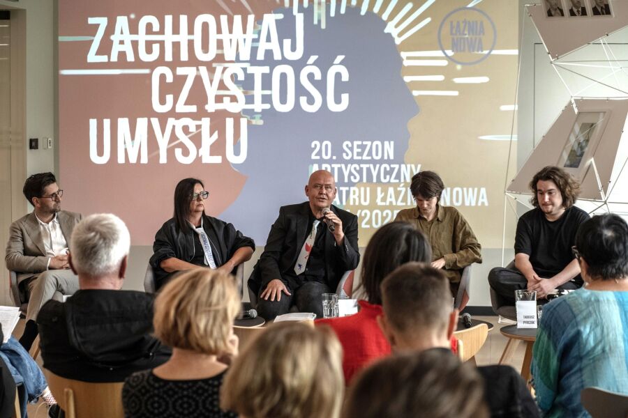 Konferencja prasowa otwierająca 20. sezon teatru Łaźnia Nowa