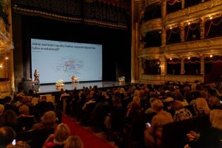 konferencja dla dyrektorów i dyrektorek, słowacki, klaman. Fot. Bogusław Świerzowski/krakow.pl