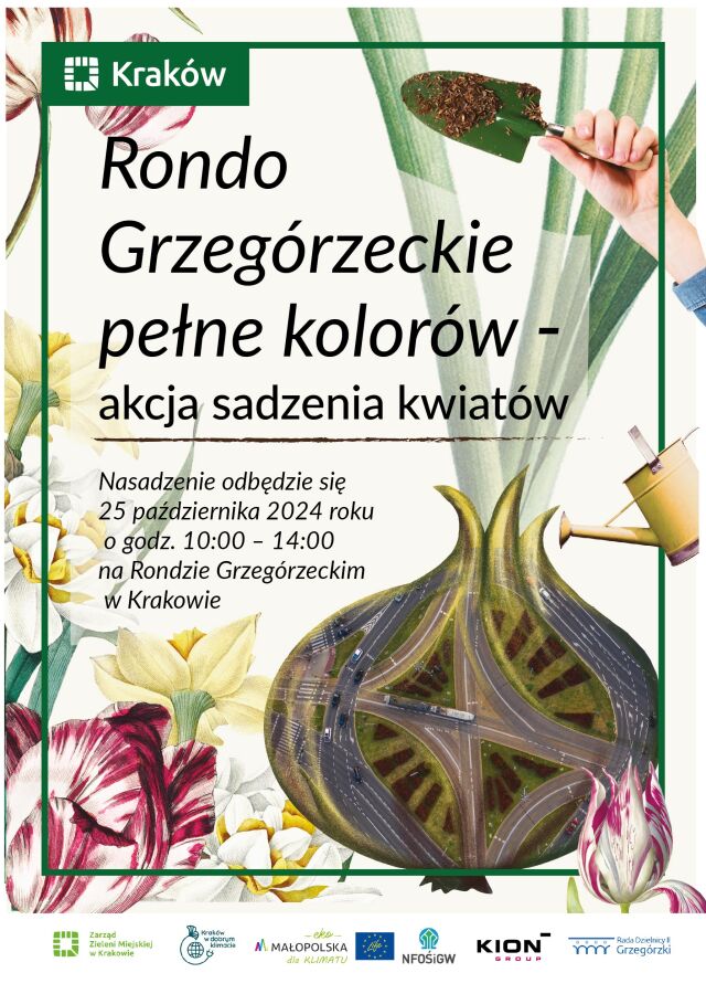 Sadzenie Rondo Grzegórzeckie 