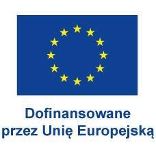 obrazek przedstawia logo z flagą Unii Europejskiej