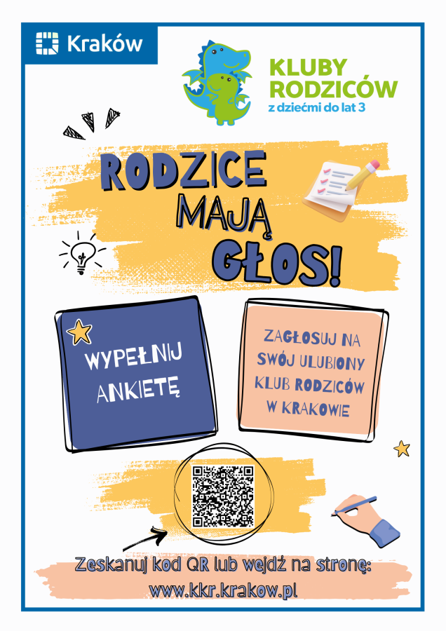 kluby rodziców do lat 3. plakat