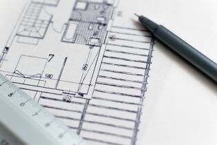 projekt budynku, plan budynku, architektura. Fot. Pixabay