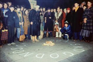 Manifestacja Romantyczna Jerzego Beresia. Fot. archiwum rodzinne