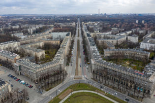 Nowa Huta, Plac Centralny. Fot. Jan Graczyński