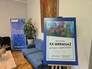 Jubileuszowy Wernisaż „Sztuka u Seniorów” na Praskiej 25.