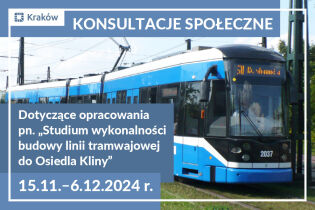 Konsultacje społeczne dotyczące opracowania pn. „Studium Wykonalności budowy linii tramwajowej do Osiedla Kliny”
. Fot. Obywatelski Kraków