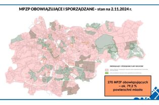 Prawie 80 proc miasta pokryte planami. Fot. UMK