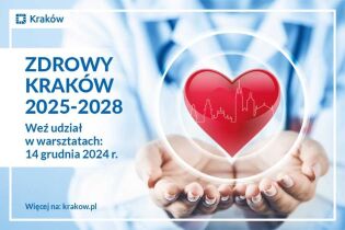 Zdrowy Kraków plakat. Fot. materiały prasowe