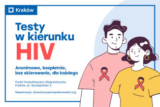 testy na HIV. Fot. Krakowska Karta Rodzinna