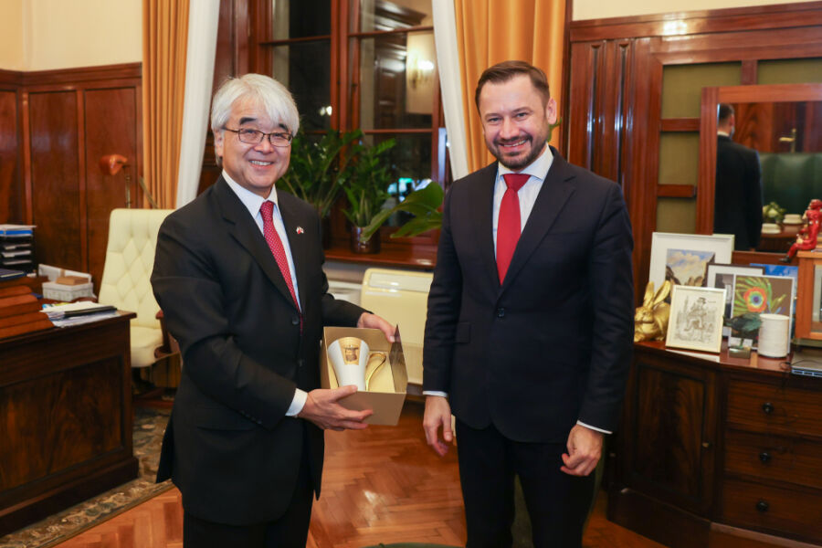 new Ambassador of Japan to Poland, H.E. Akiro Kono