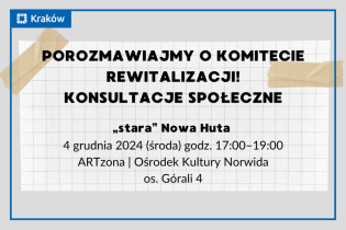 nh konsultacje. Fot. Rewitalizacja w Krakowie