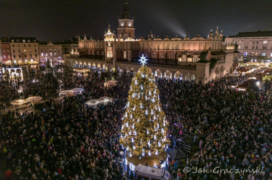 ¡Cracovia tiene el árbol de Navidad más bonito del mundo!