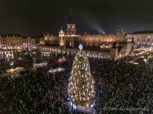 Der schönste Weihnachtsbaum der Welt steht in Krakau! 