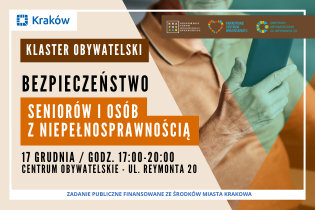 Bezpieczeństwo seniorów i osób z niepełnosprawnością. Fot. co.krakow.pl