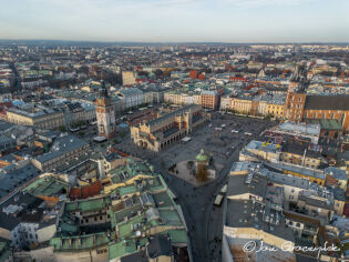 dron, rynek, widok, listopad 2024. Fot. Jan Graczyński