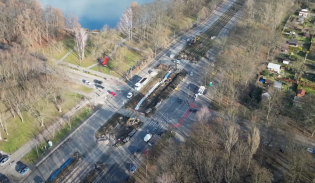 Remont al. Solidarności. Fot. Zarząd Dróg Miasta Krakowa