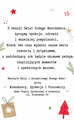 Życzenia z okazji Świąt Bożego Narodzenia