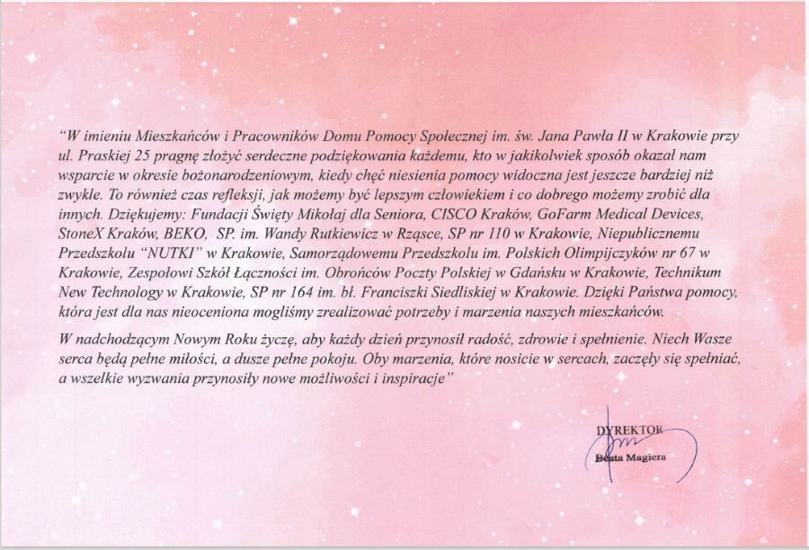 Podziękowania