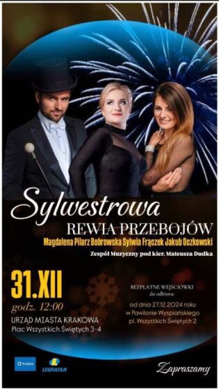 Sylwestrowy koncert w Urzędzie Miasta Krakowa.  