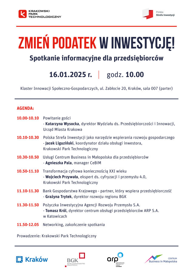 Zmień podatek-agenda