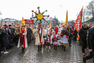 Orszak Trzech Króli . Fot. Bogusław Świerzowski / krakow.pl