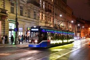 tramwaj, świąteczny tramwaj, kolędowanie. Fot. materiały prasowe/MPK