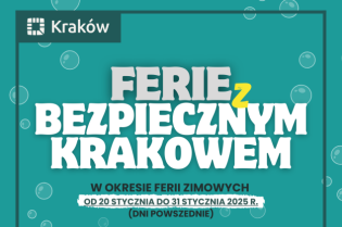 Kolejna edycję „Ferie z Bezpiecznym Krakowem”. Fot. materiały prasowe