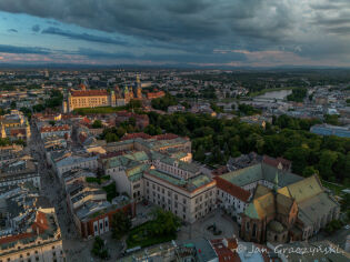 panorama, miasto umk, magistrat, wawel. Fot. Jan Graczyński