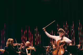 Vilem Vleck i Sinfonietta Cracovia. Fot. Piotr Markowski / materiały prasowe Sinfonietty Cracovii