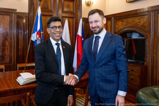 Visita del Vicepresidente del Parlamento europeo al Sindaco di Cracovia 