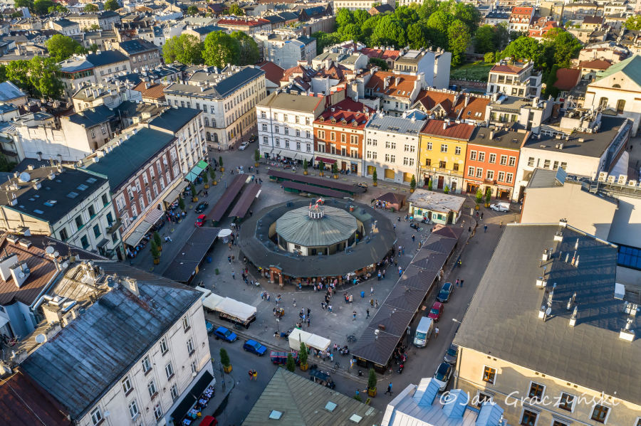 Plac Nowy Kazimierz dron