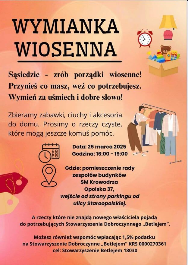 wymianka w spółdzielni mieszkaniowej Krowodrza