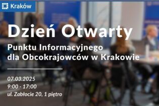 Dzień Otwarty Punktu Informacyjnego dla Obcokrajowców 7 marca. Fot. Otwarty Kraków